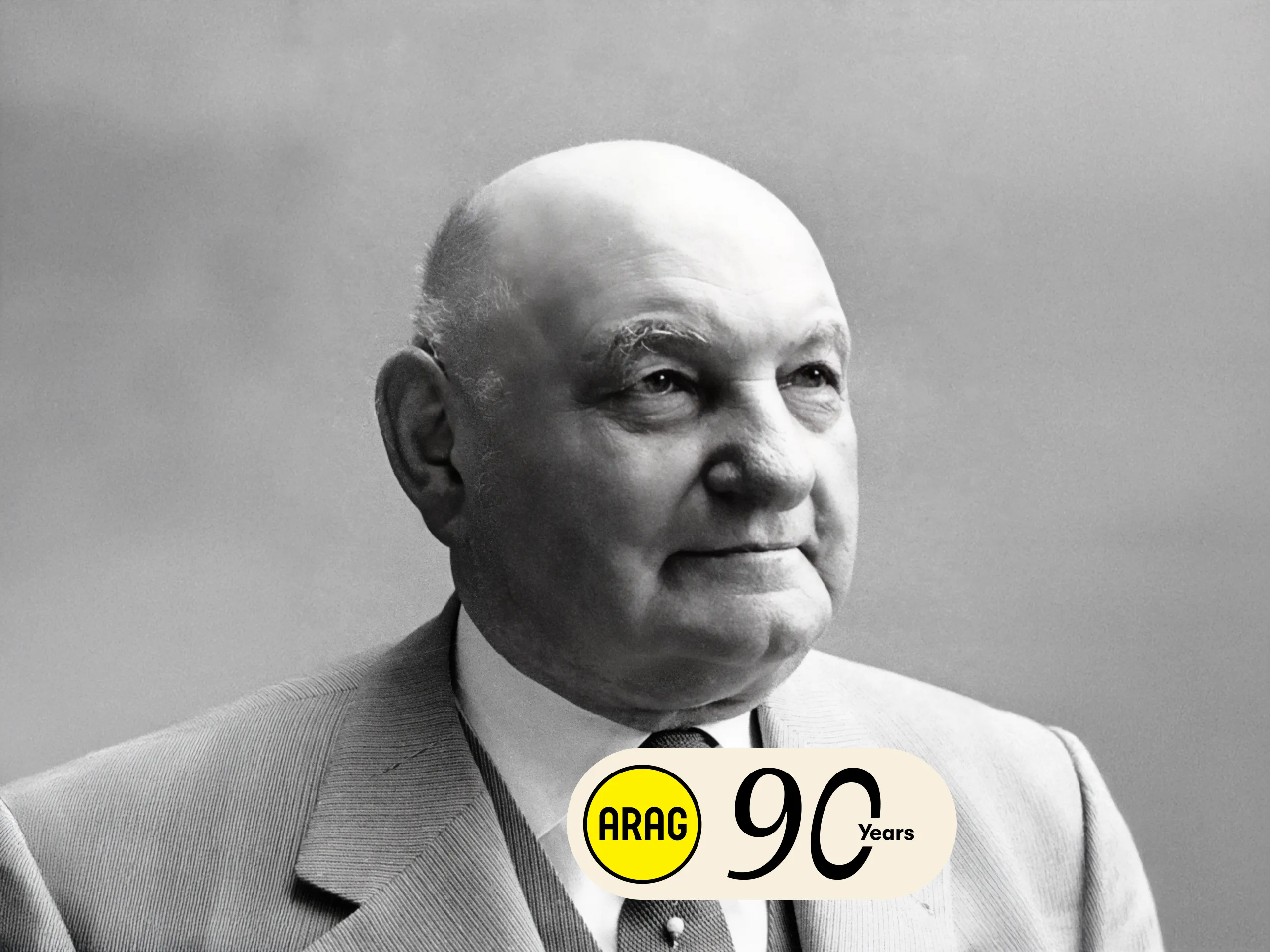Heinrich Faßbender Gründer der ARAG 1935 in Düsseldorf.