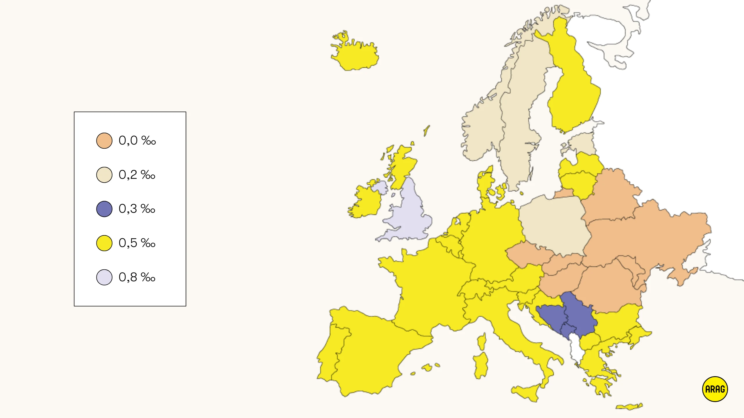 Promillegrenzen in Europa