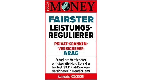 Siegel Focus Fairster Leistungsregulierer Arag Pkv 2025