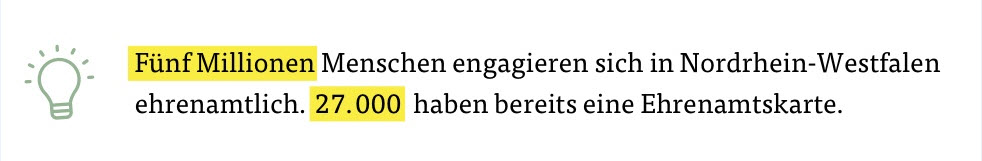 Ehrenamtskarte Ehrenamtskarte