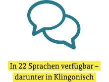 wheelmap in 22 Sprachen Wheelmap ist in 22 Sprachen verfügbar - darunter in Klingonisch