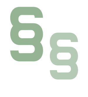 Icon Paragraphen Weiß Grün