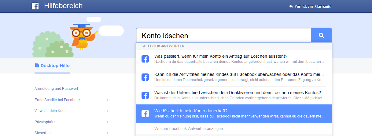 Facebook Erbe