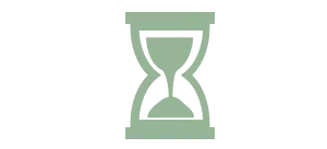 Sanduhr Icon Grün