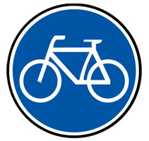 Straßenschild: Radweg Radweg