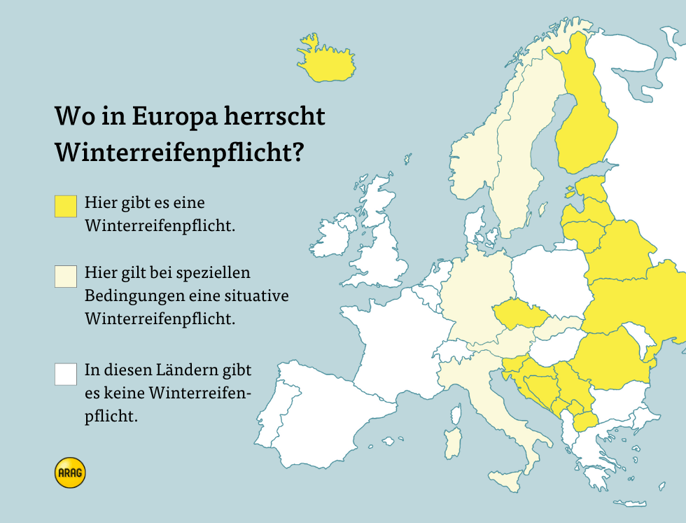 Winterreifenpflicht in Europa Winterreifenpflicht in Europa