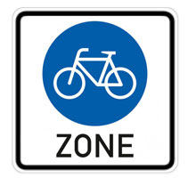 Straßenschild: Fahrradstraße Straßenverkehrsordnung: Fahrradstraße