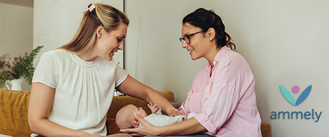 Kundenservice: Ammely –  kostenlose Vermittlung von Hebammenleistungen