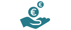 Icon Geld Blau Icon Geld Blau